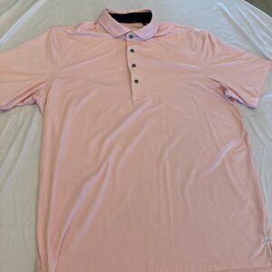 Greyson Polo Shirt Pink Mens XL Wolf Logo Golf